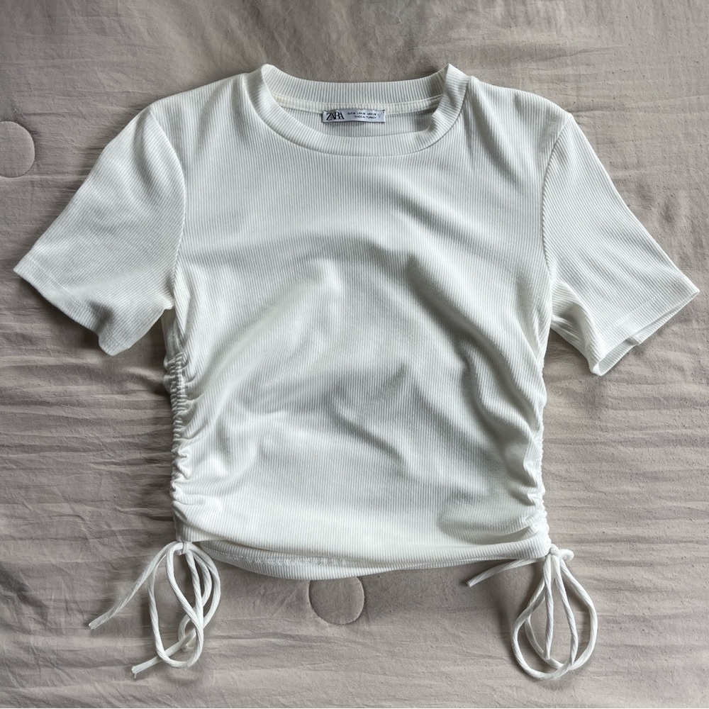 Zara Ruched Sides Shirt
